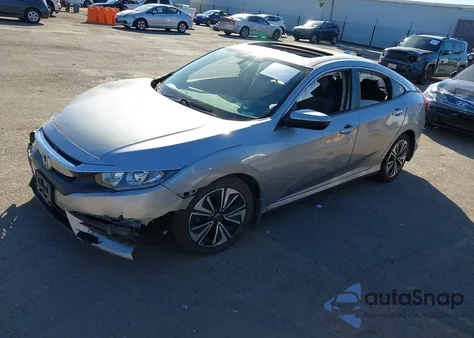 2018 Honda Civic Ex-L z USA, uszkodzony, nr VIN JHMFC1F74JX025258